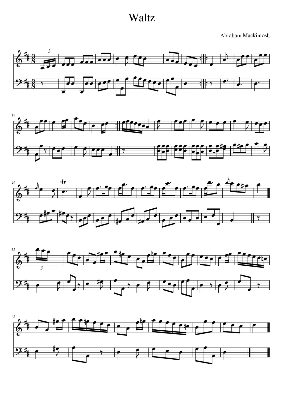 Waltz - Page 1