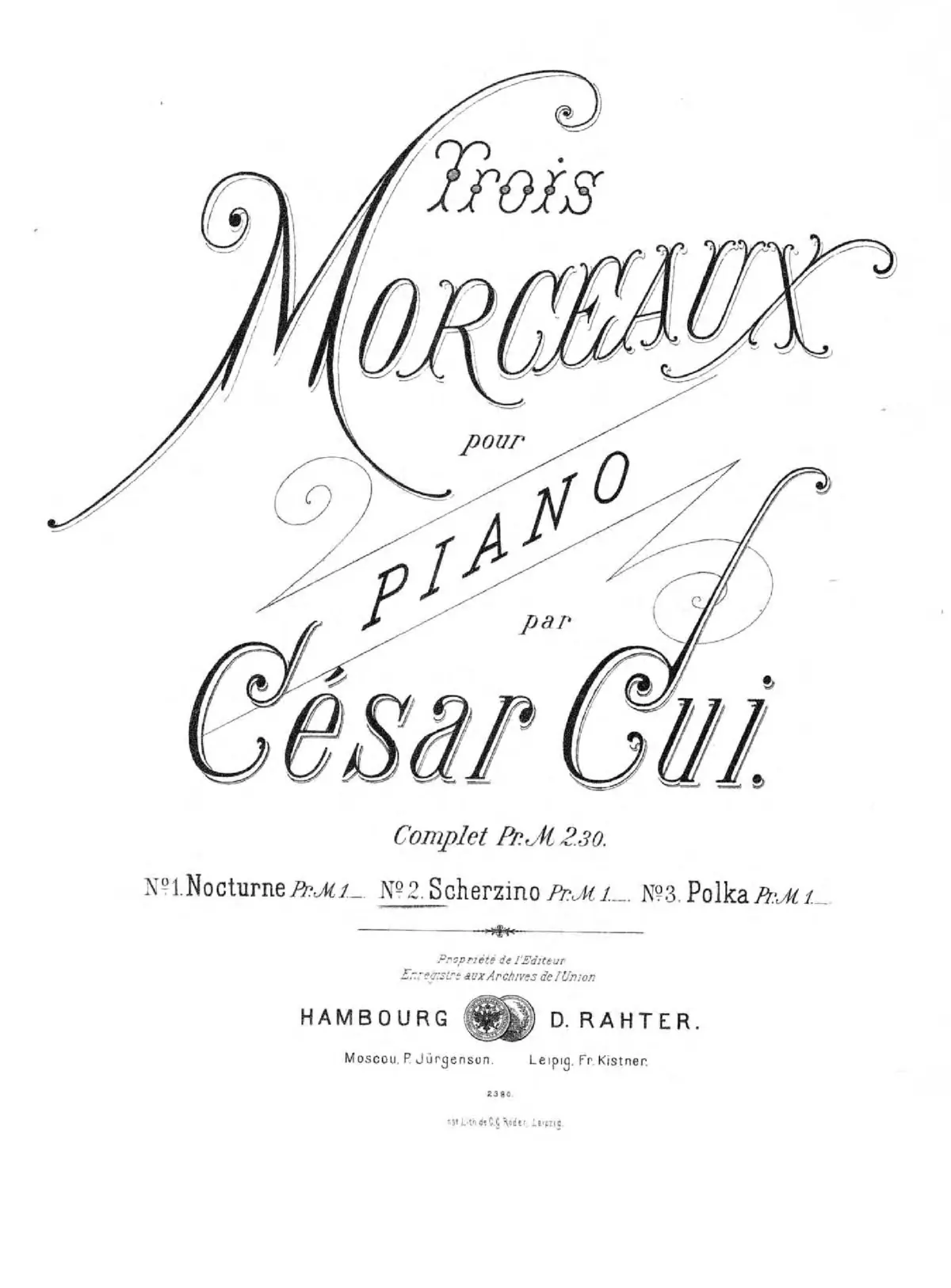3 morceaux - Page 1