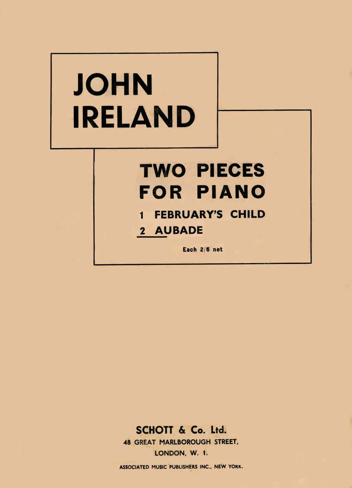 2 Pieces for Piano - Page 1