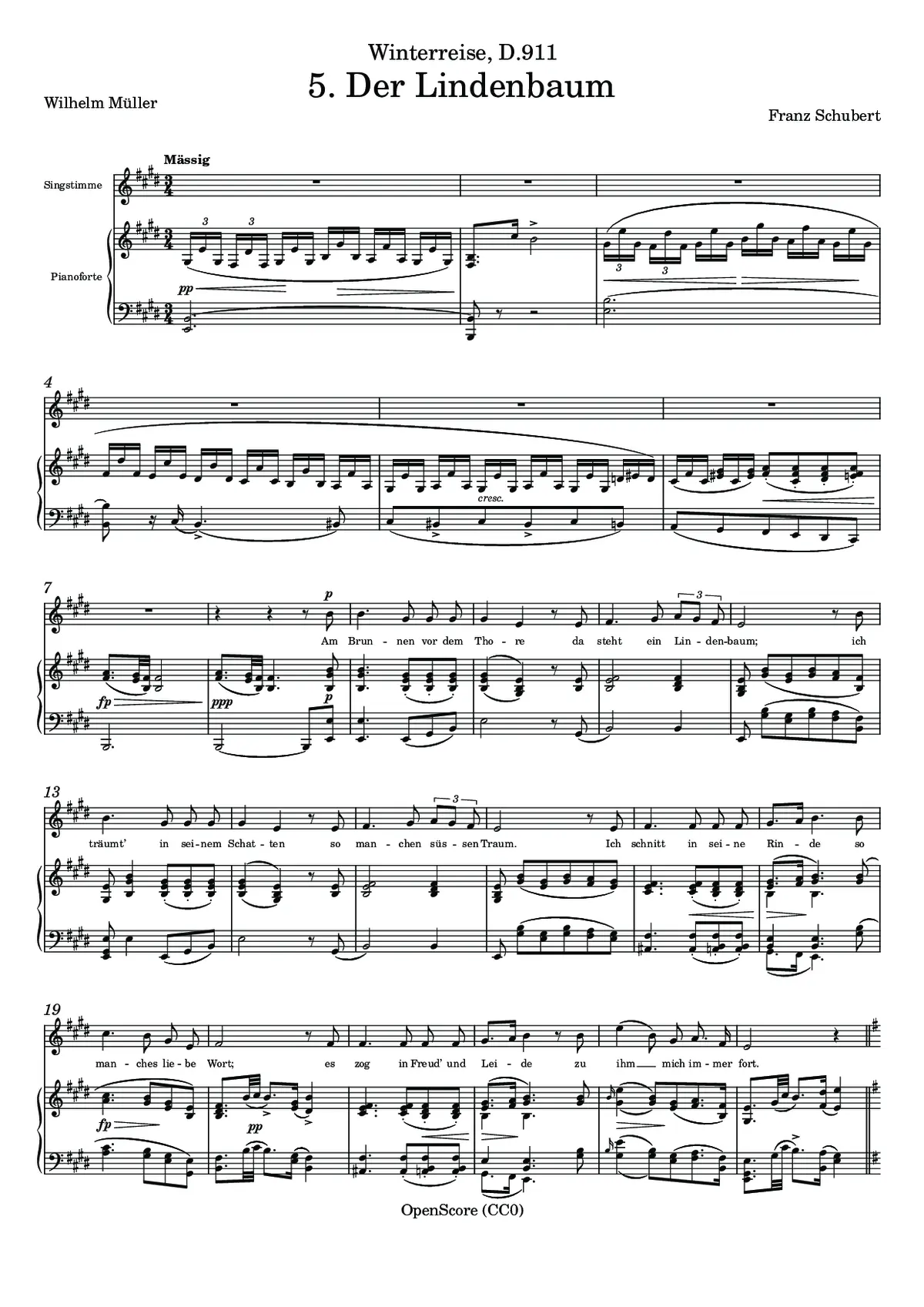 Der Lindenbaum - Page 1