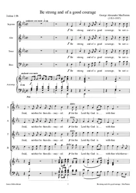 Be strong and of a good courage