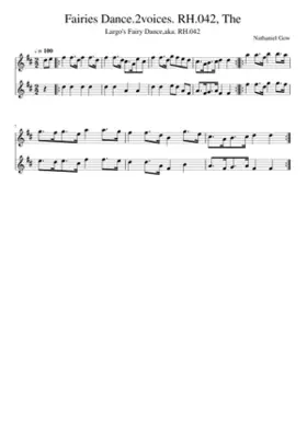The Fairies Dance.2voices. RH.042