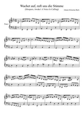 Wachet auf ruft uns die Stimme BWV 645