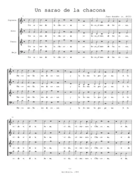 Un sarao de la chacona (Chacona 'A la vida bona')