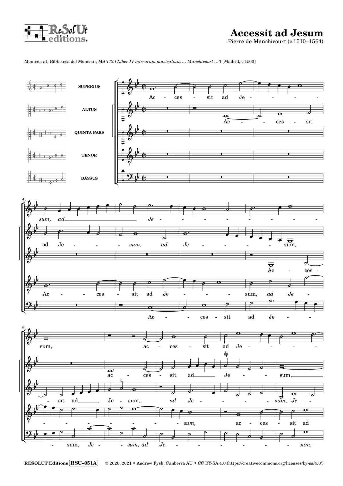 Accessit ad Jesum - Page 1