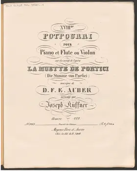 Potpourri for Flute or Violin and Piano No.18