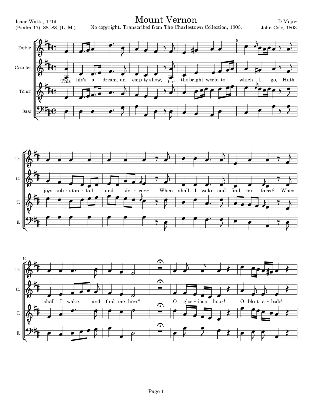 Mount Vernon - Page 1