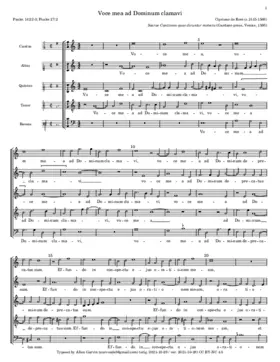 Voce mea ad Dominum clamavi