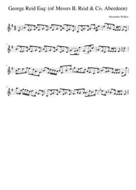 George Reid Esq: (of Messrs B. Reid & Co. Aberdeen)