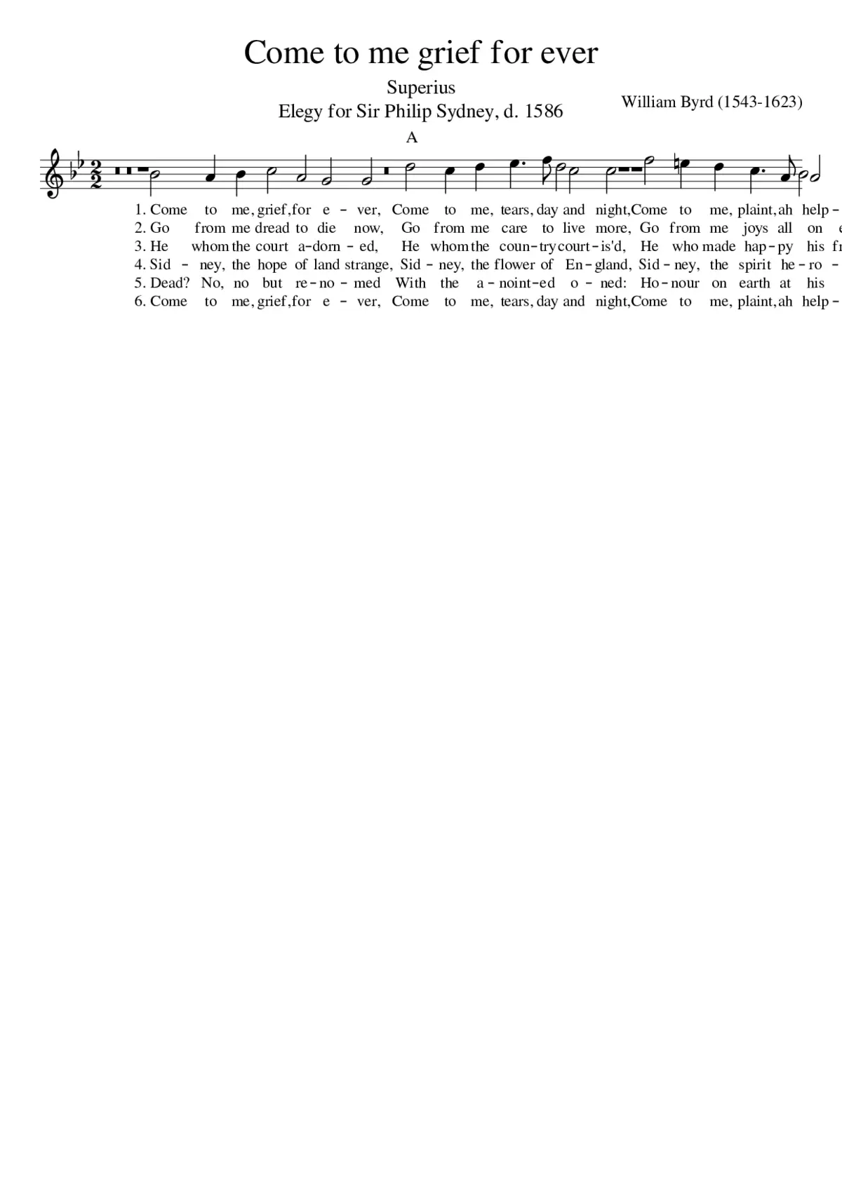 Come to me grief for ever - Page 1