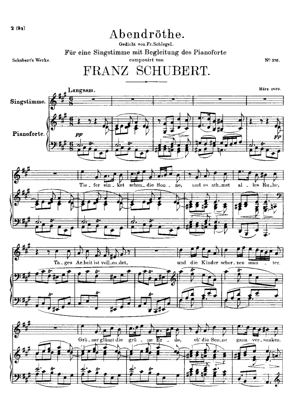 Abendröte - Page 1