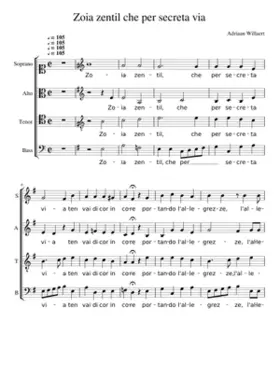 Zoia zentil che per secreta via