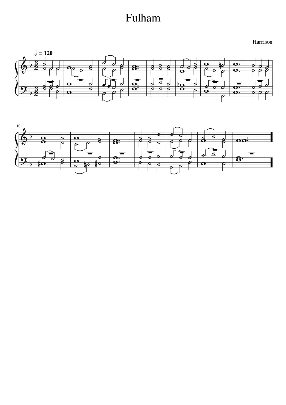 Fulham - W. Harrison - Page 1