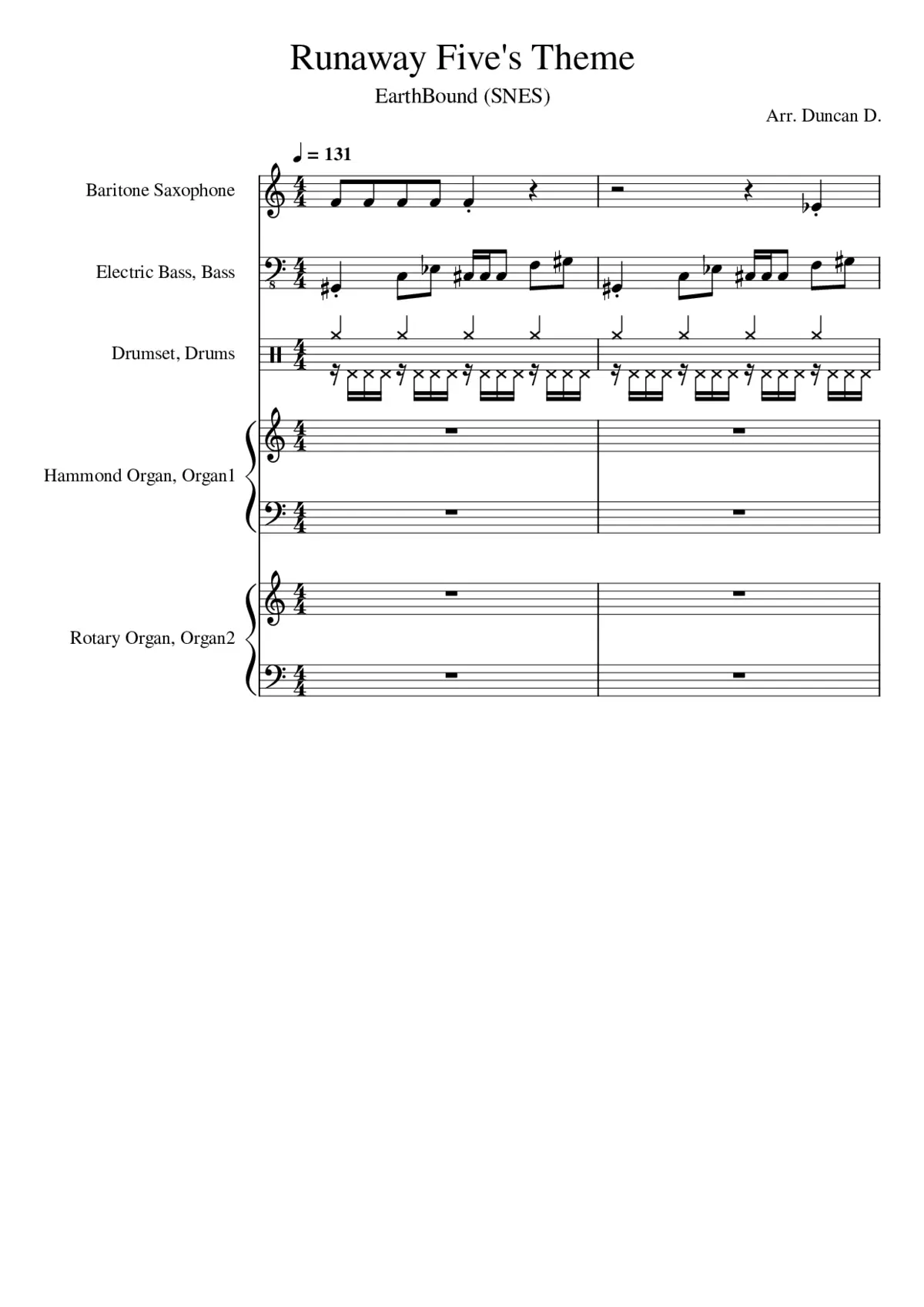 earthbound - runaway fives last performance - Page 1