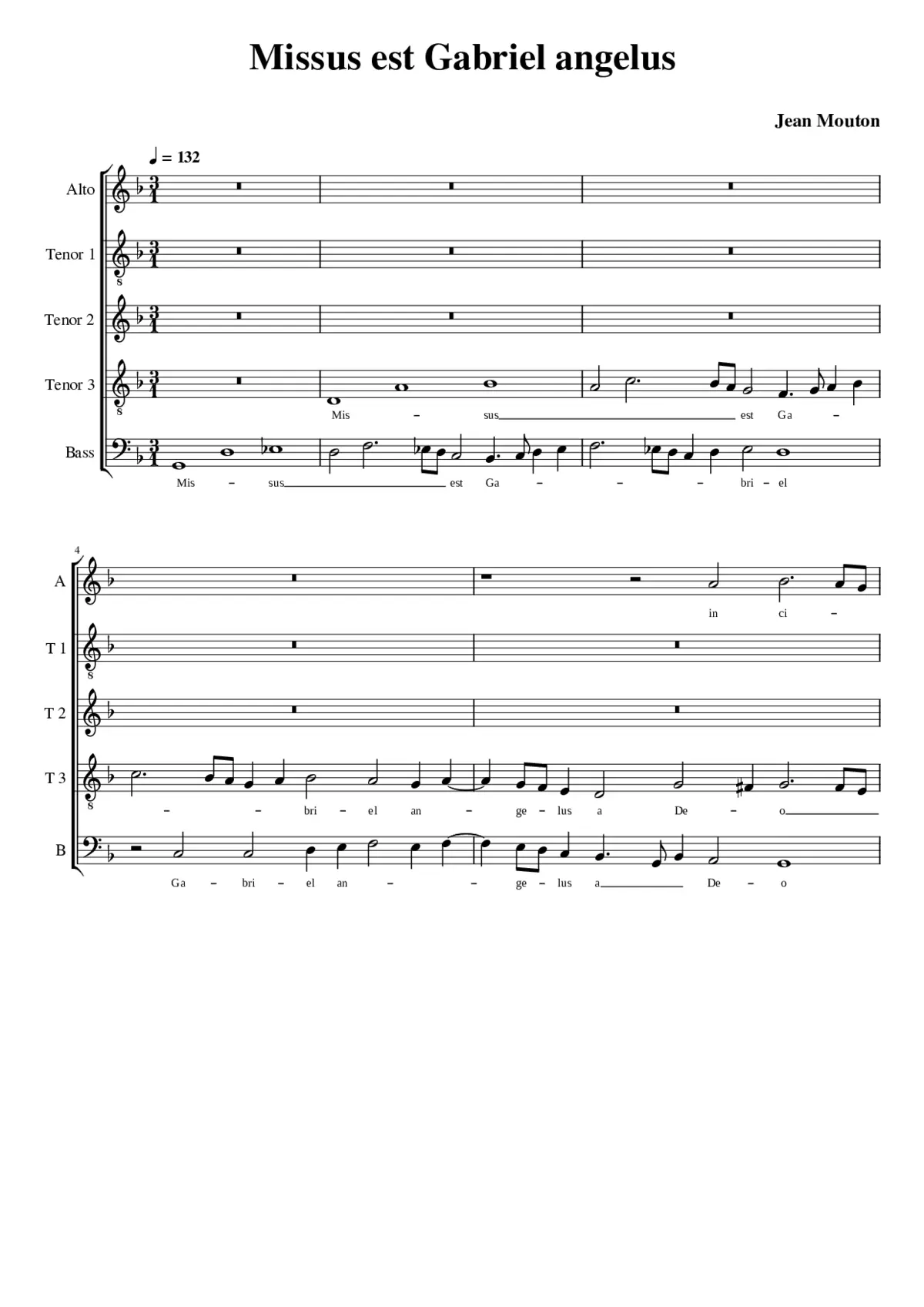 Missus est Gabriel angelus - Page 1