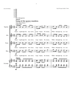 Song of the gypsy maidens