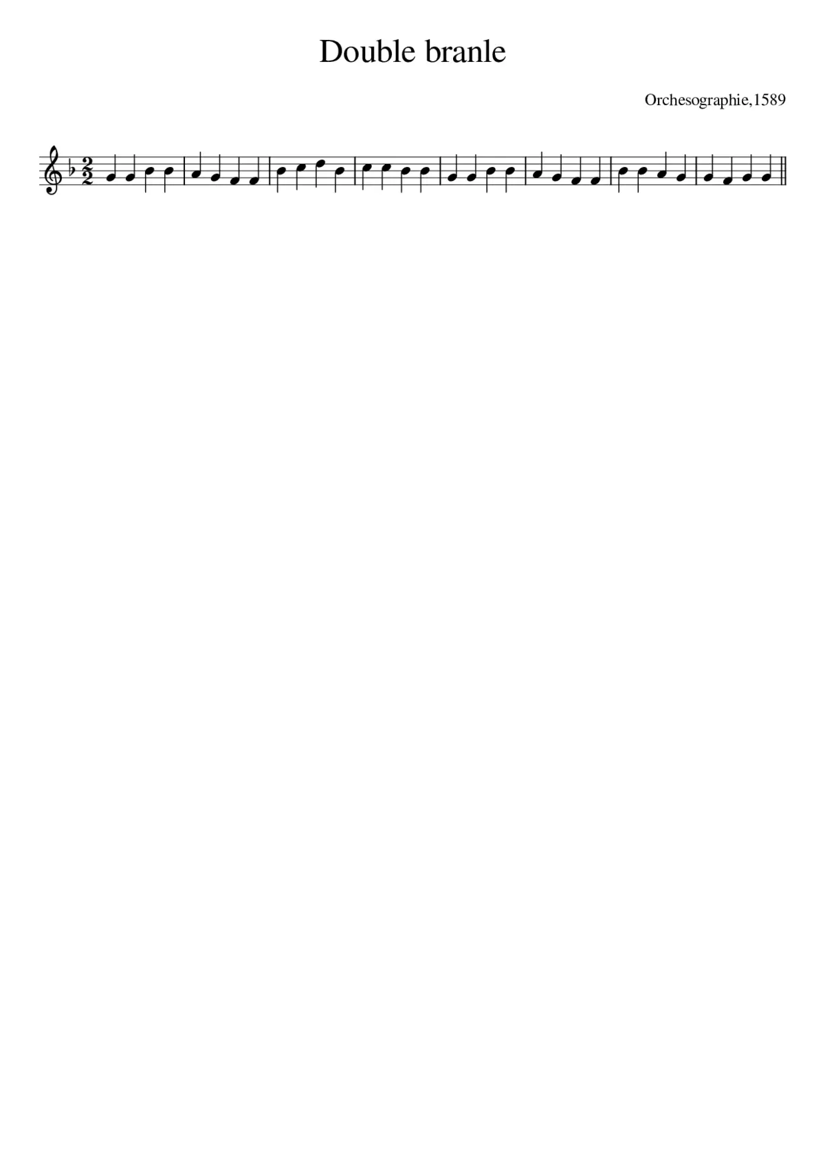 Double branle - Page 1