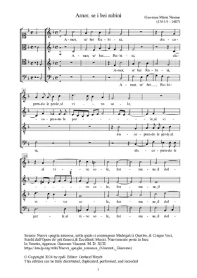 Amor, se' bei rubini