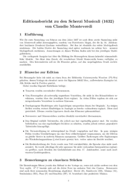 Scherzi musicali cioè arie et madrigali