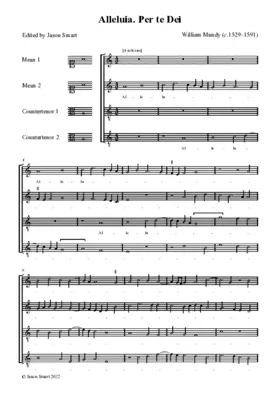 Alleluia. Per te Dei