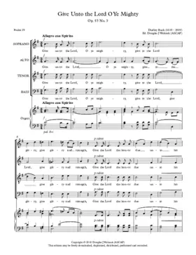 Give unto the Lord, O ye mighty (Op. 53 No. 3)