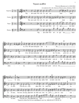 Voyant souffrir celle