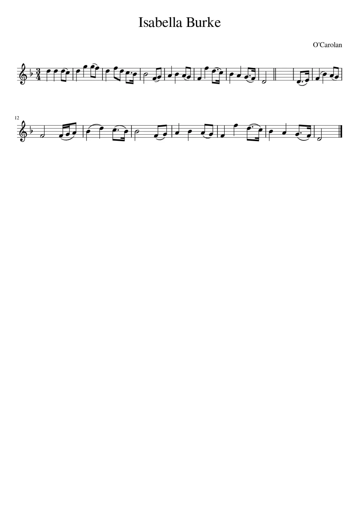 Isabella Burke - Page 1