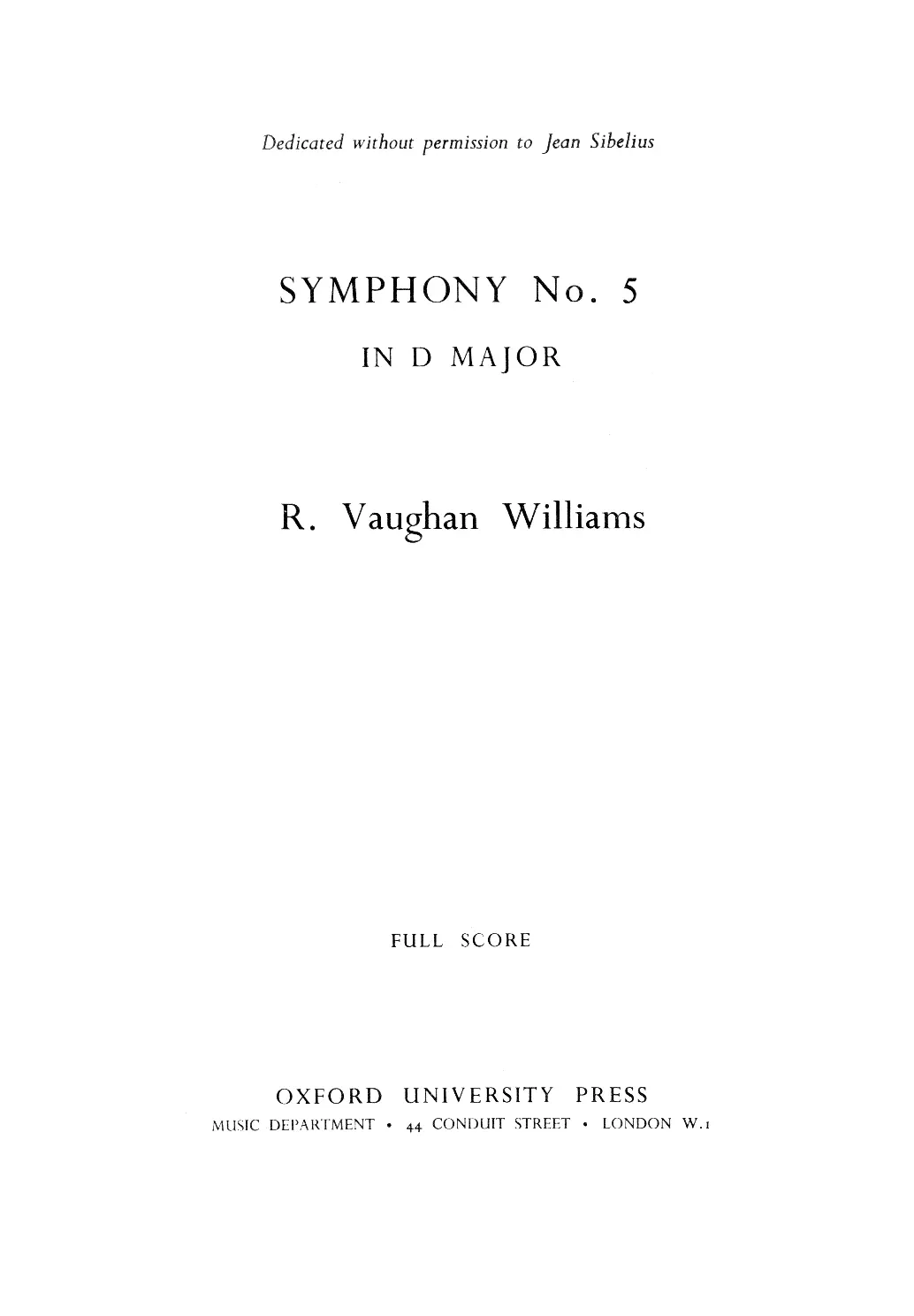 Symphony No.5 in D major - Page 1