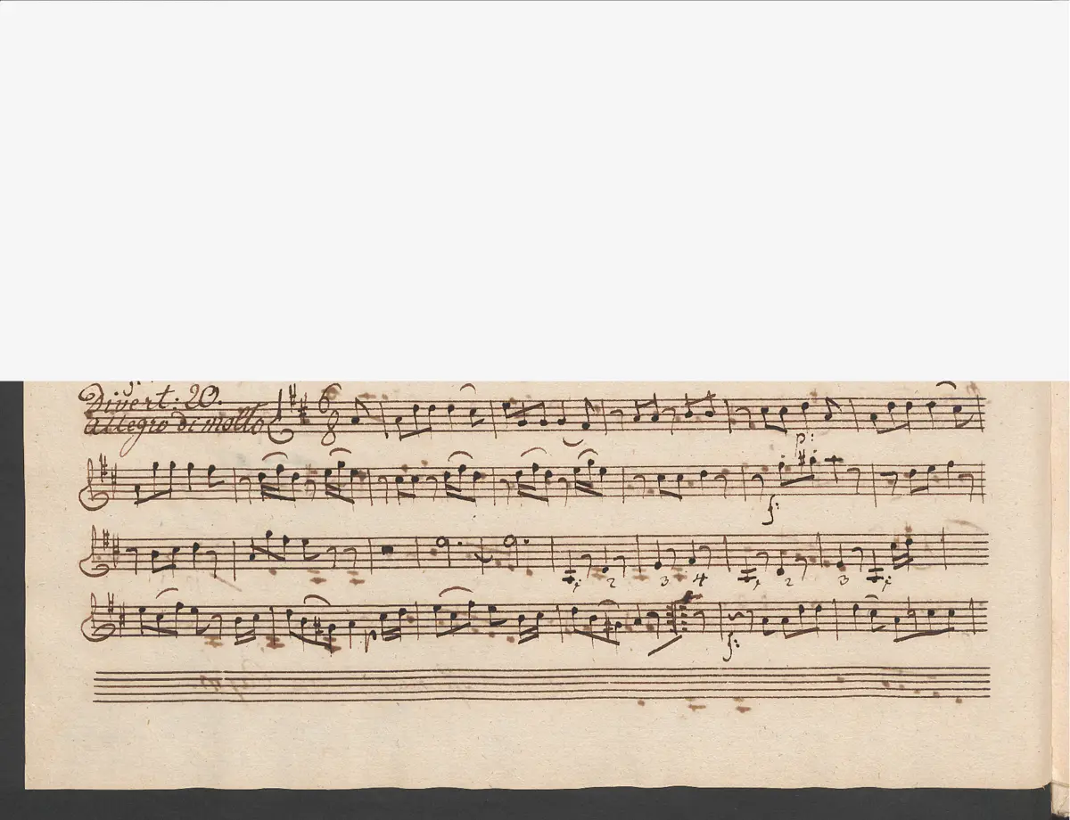 Baryton Trio in D major - Page 1