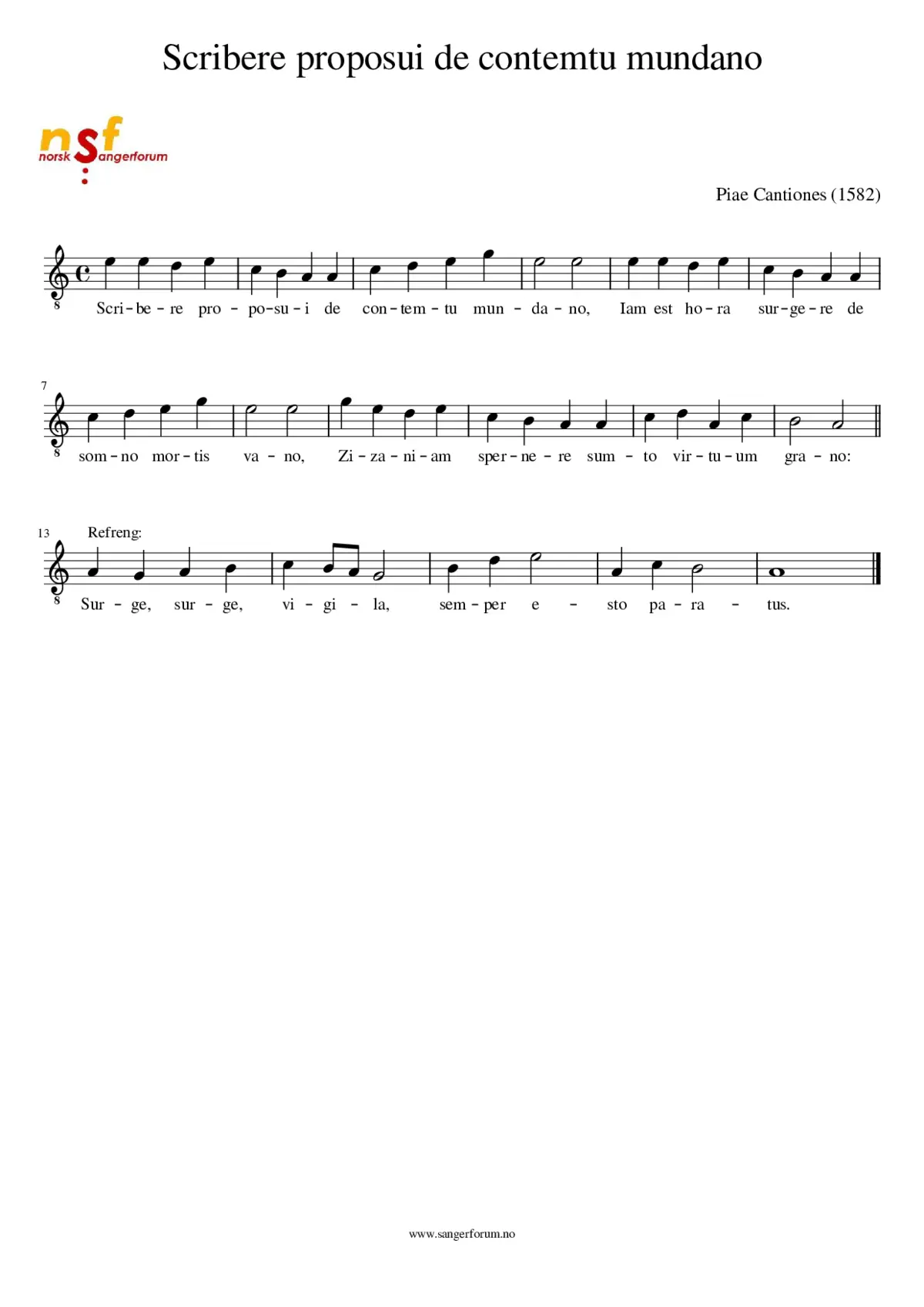 Scribere proposui de contemtu mundano - Page 1