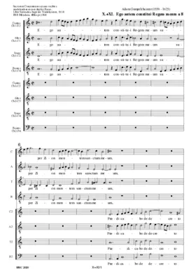 Ego autem constitui regem meum