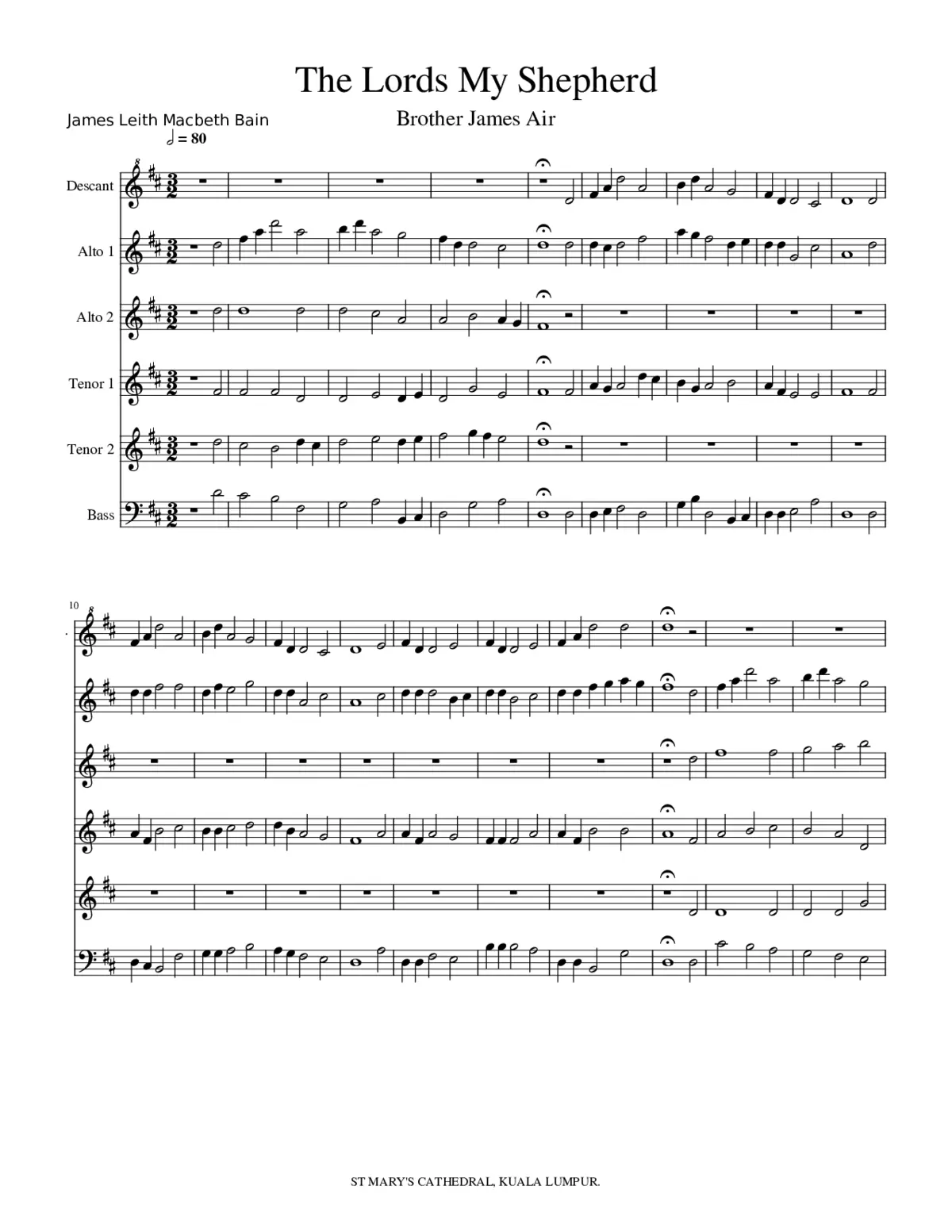 Brother James' Air - Page 1