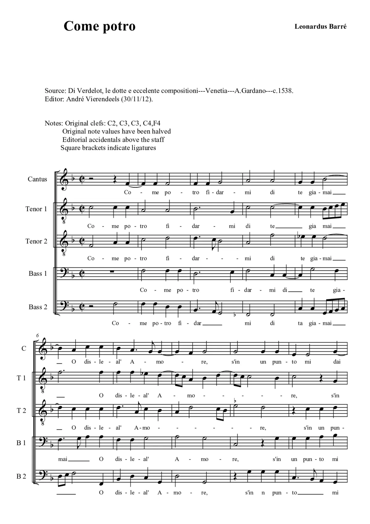 Come potro - Page 1