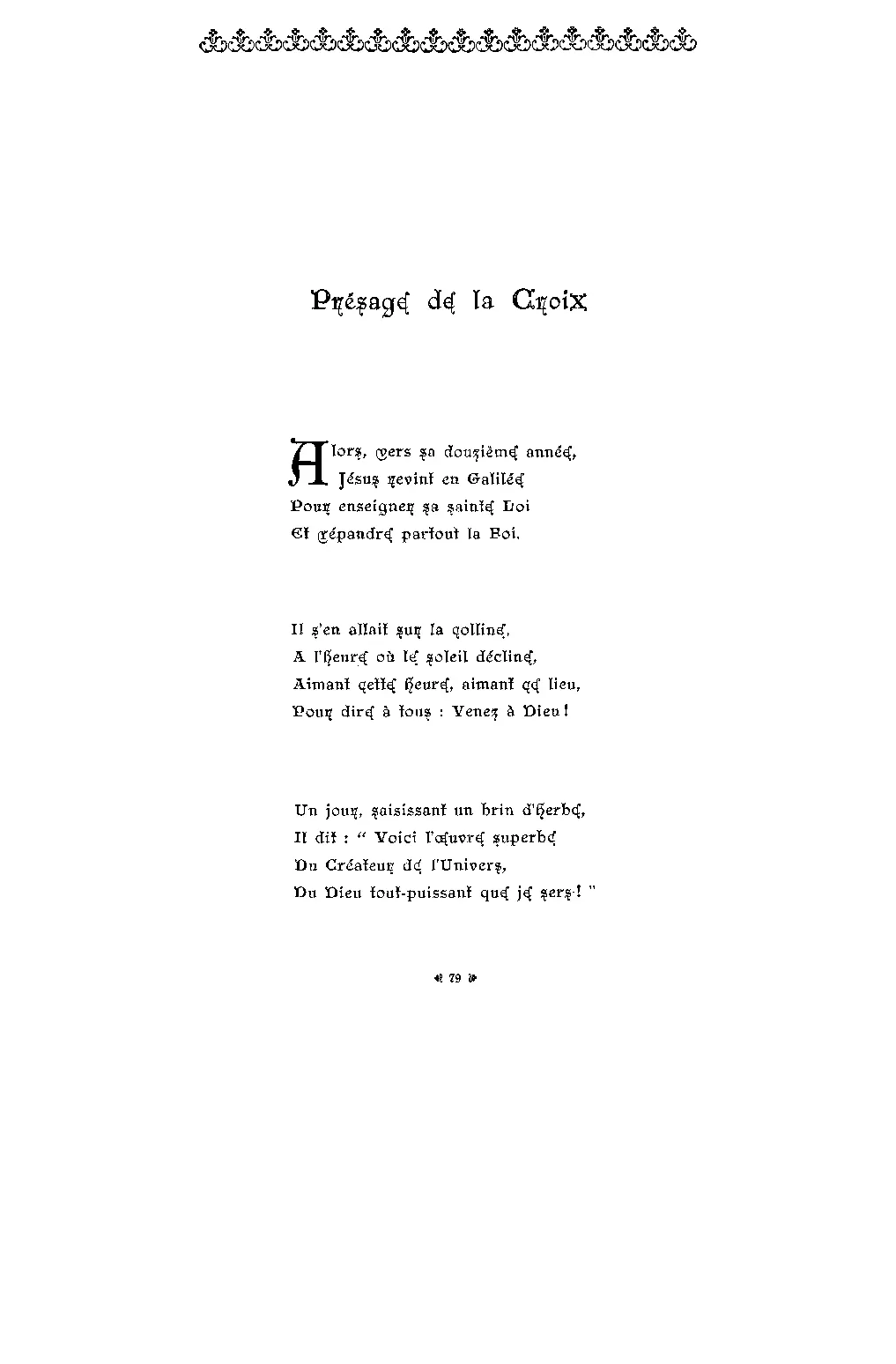 Présage de la croix - Page 1