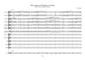 Man singet mit Freuden vom Sieg