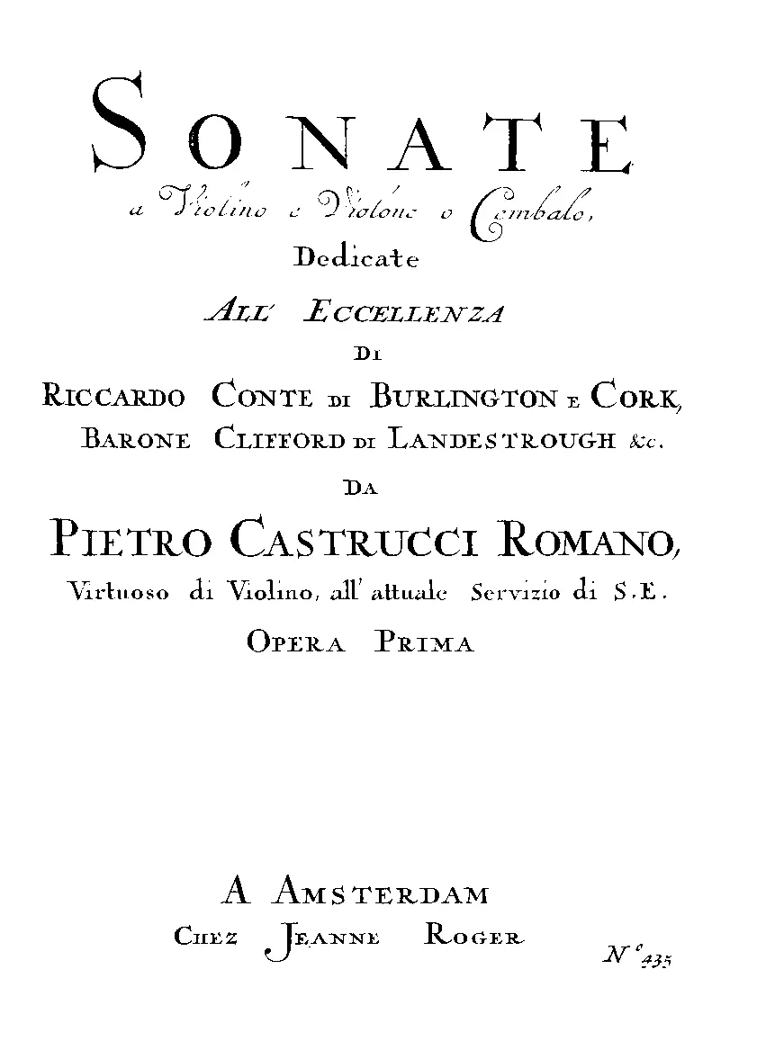 12 Violin Sonatas - Page 1