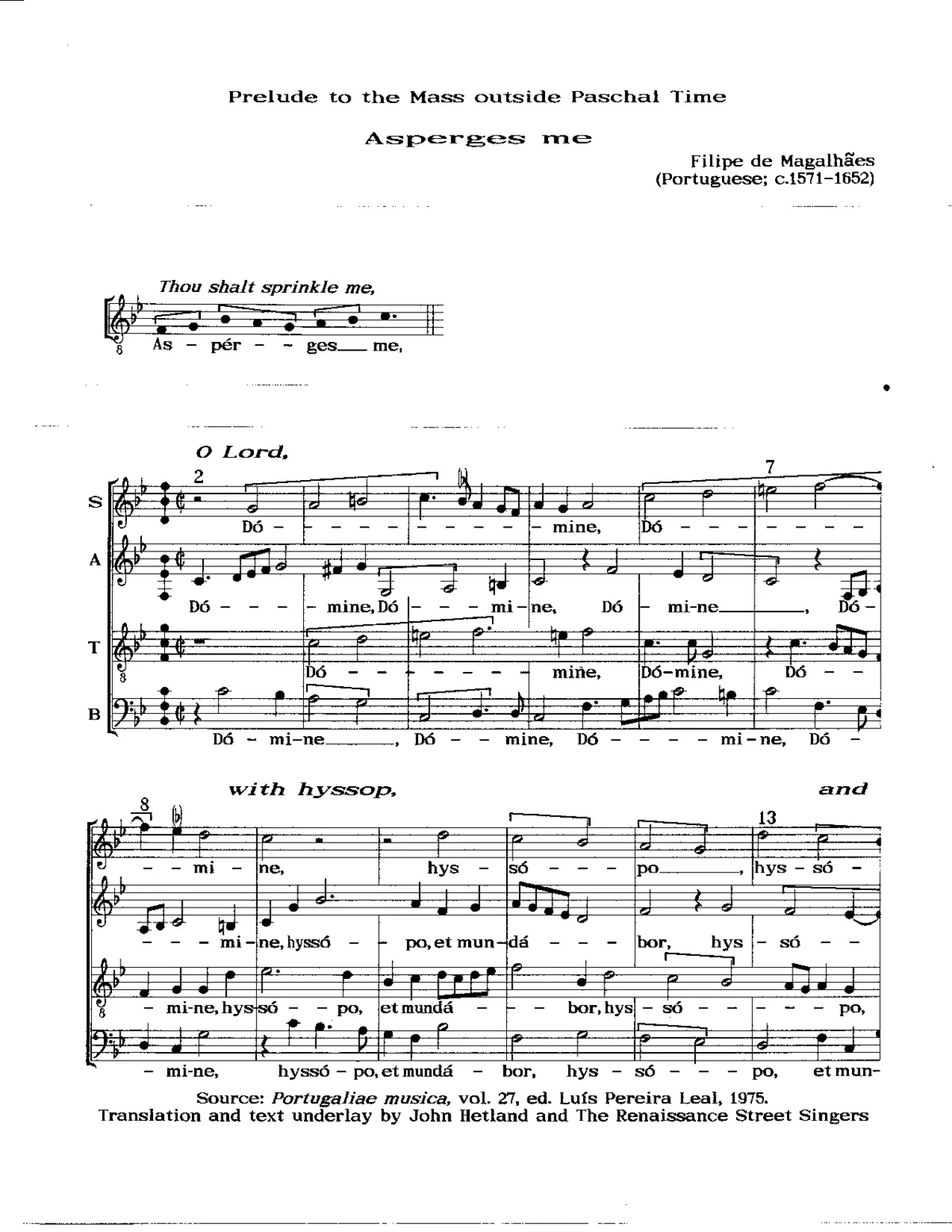 Asperges me - Page 1