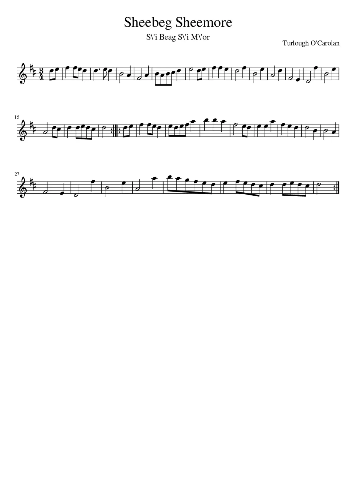 Sheebeg Sheemore - Page 1