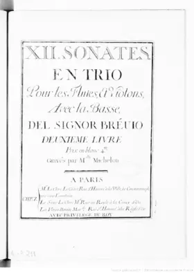 12 Trio Sonatas, Op.2