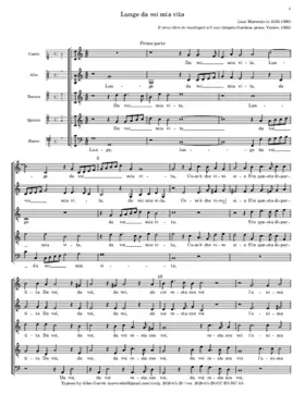 Lunge da voi mia vita