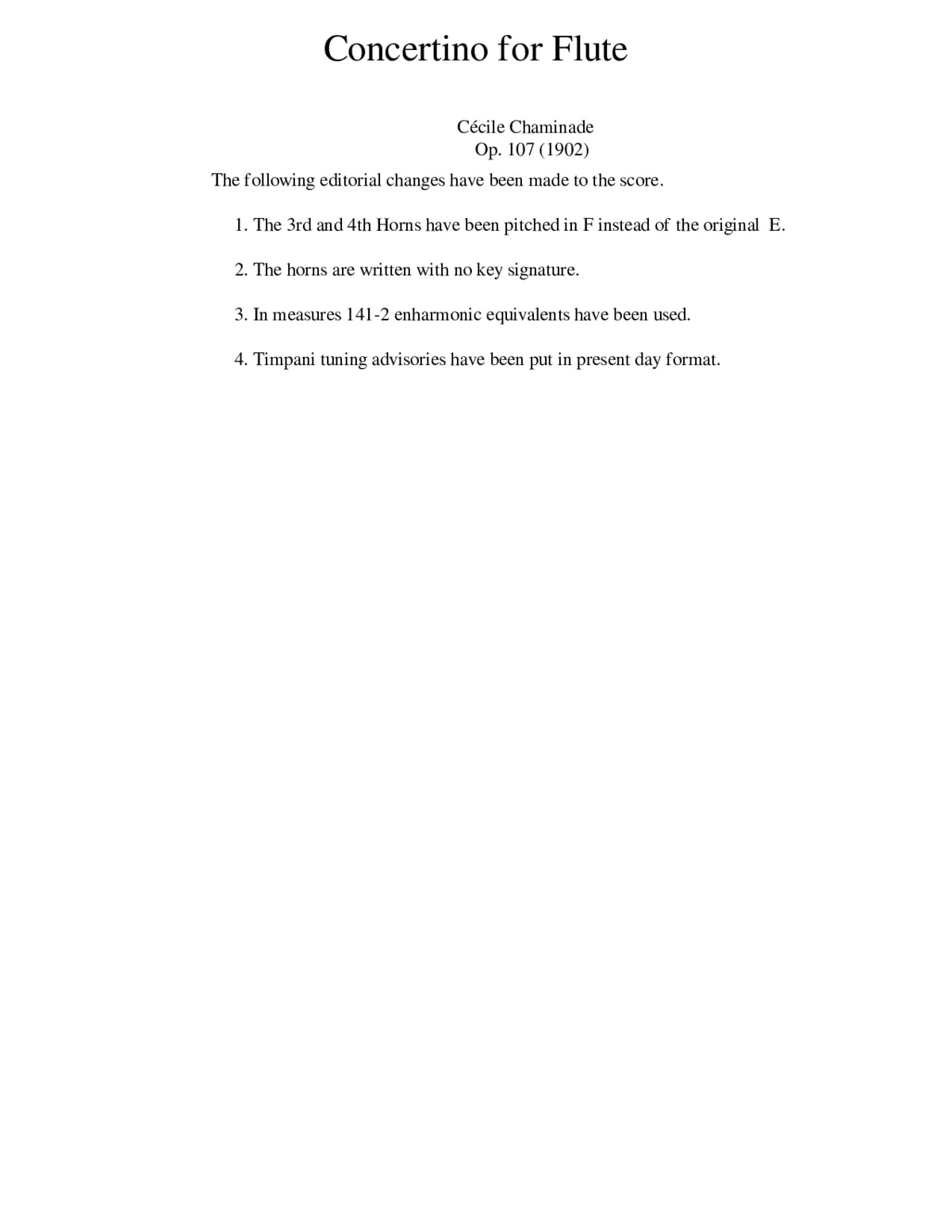 Concertino for Flute - Page 1