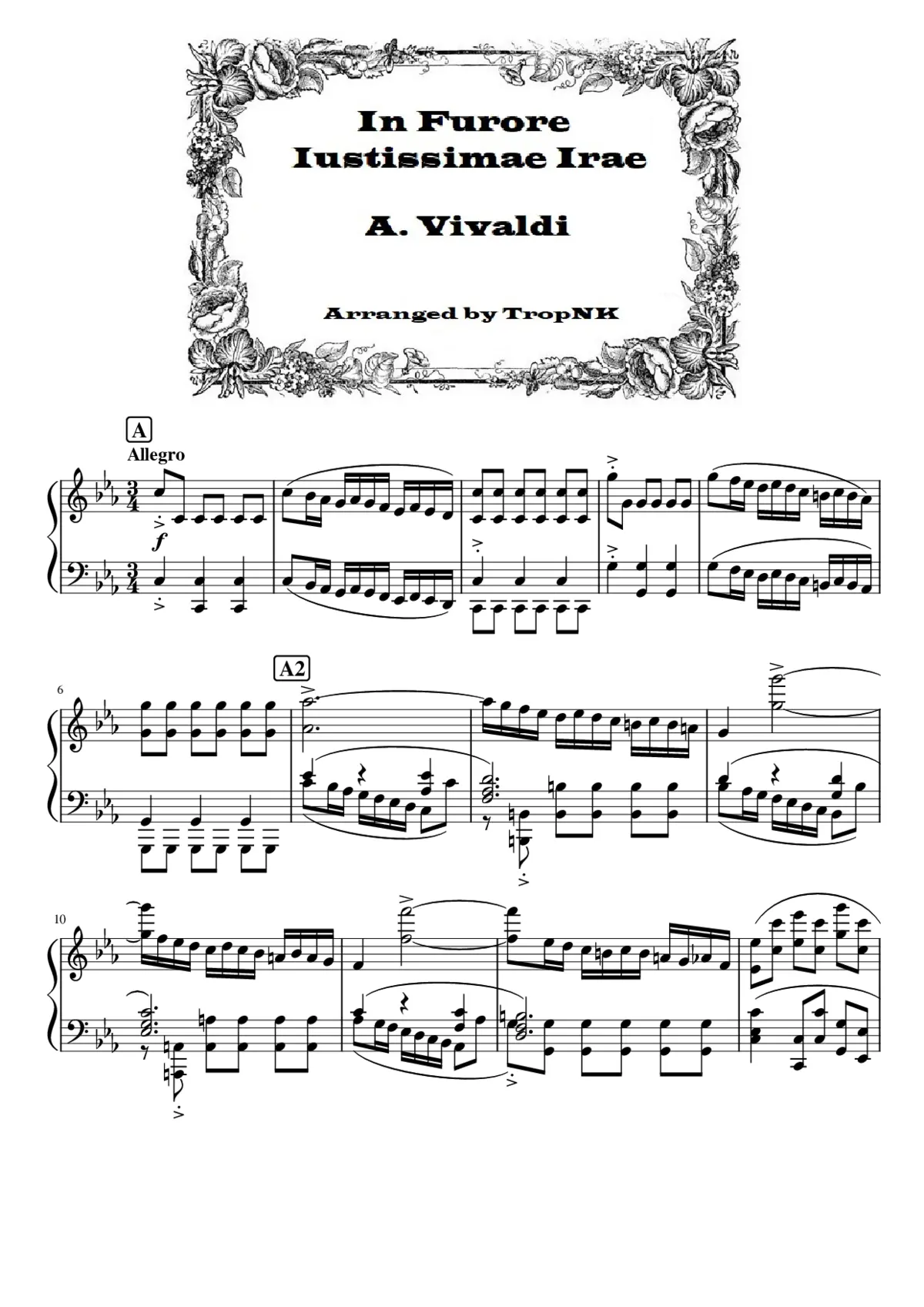 In furore iustissimae irae RV 626 - Page 1