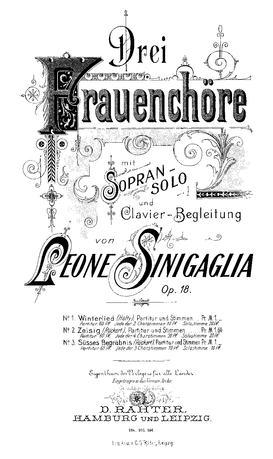 3 Frauenchöre - Page 1