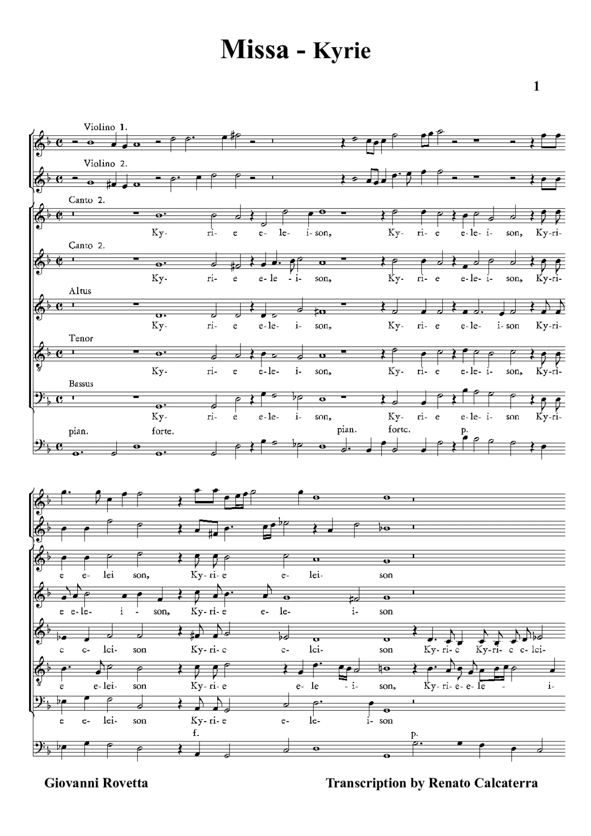 Missa - Page 1