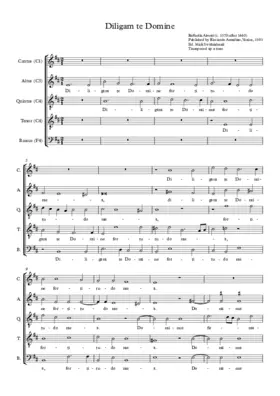 Diligam te Domine