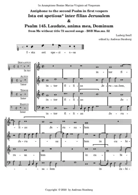 Ista est spetiosa inter filias Jerusalem