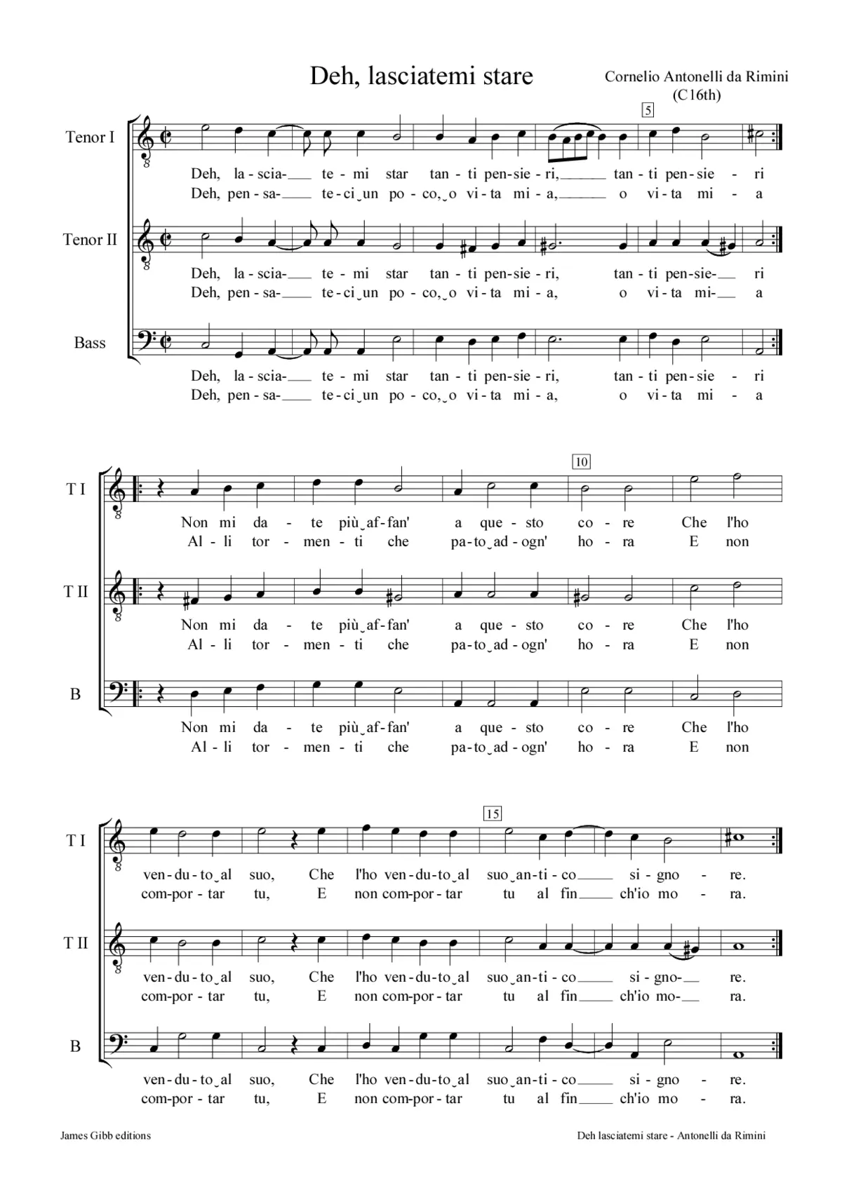 Deh lasciatemi stare - Page 1
