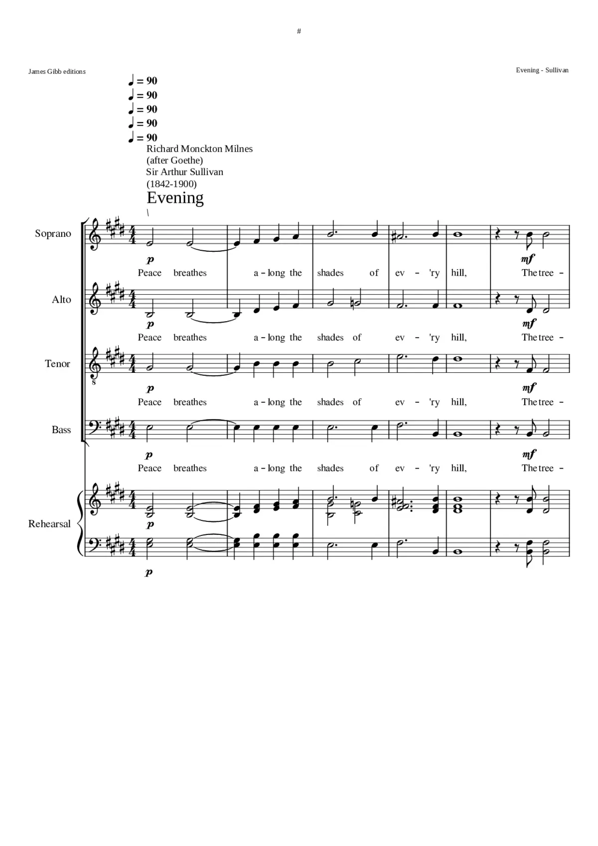 Evening - Page 1