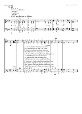 I lift my heart to Thee