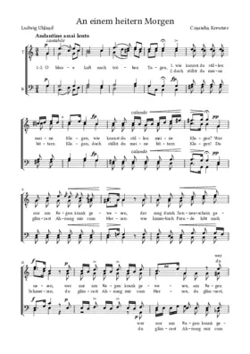 An einem heitern Morgen